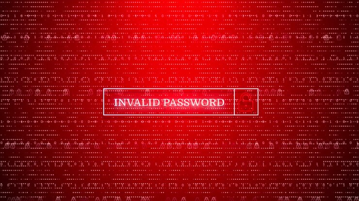 Online data breach hacked hacker news network ddos cyber crime digital background skull sign over