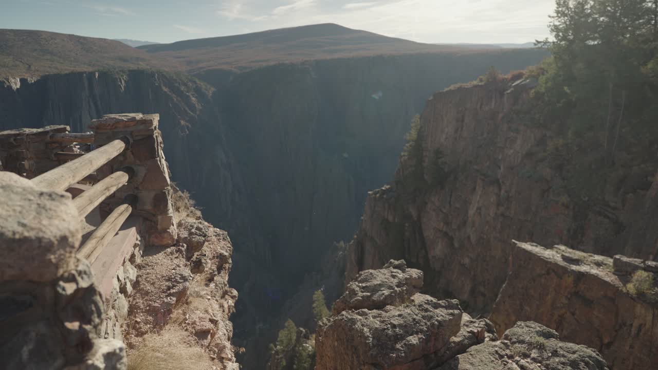 Scenic View of the Black Canyon of the Gunnison