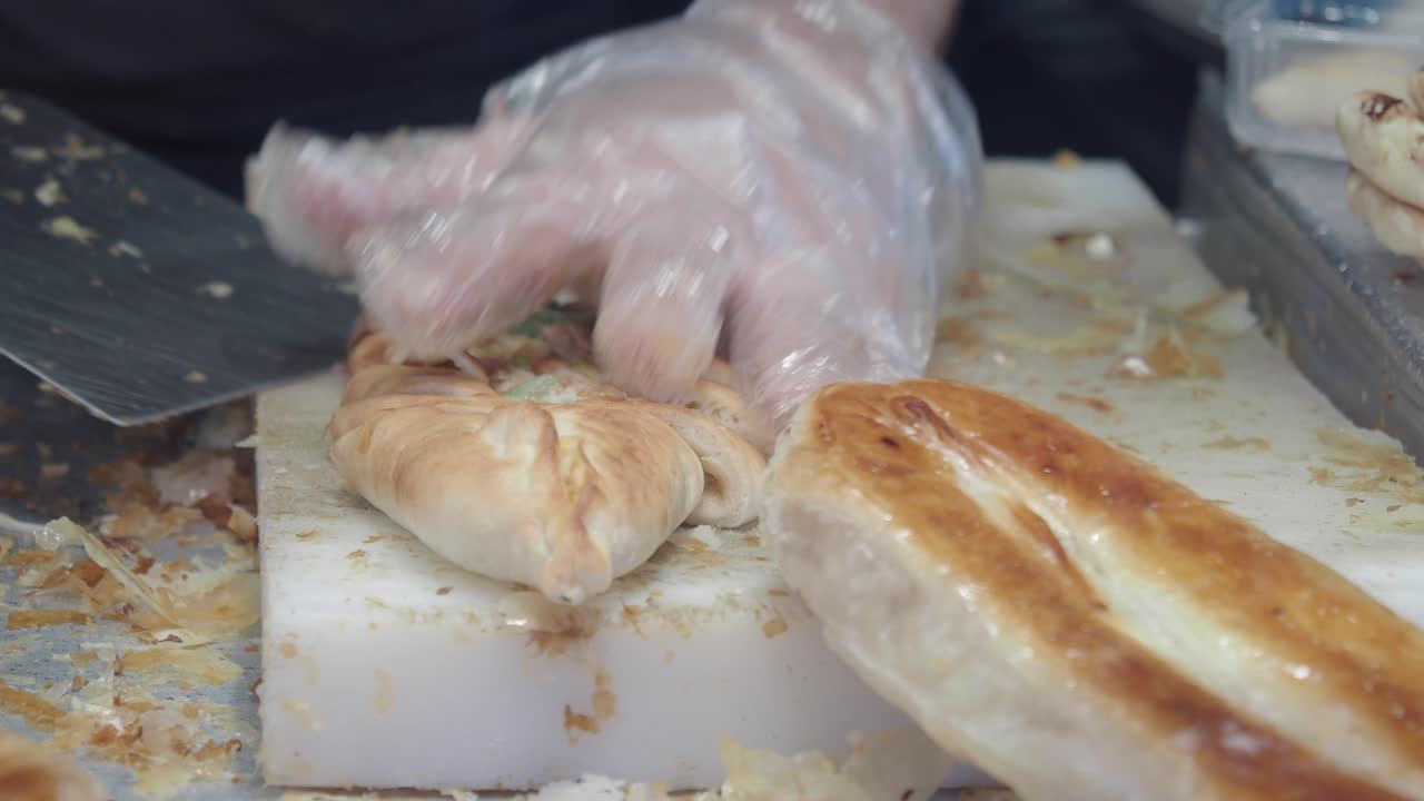 preparación de pide turco