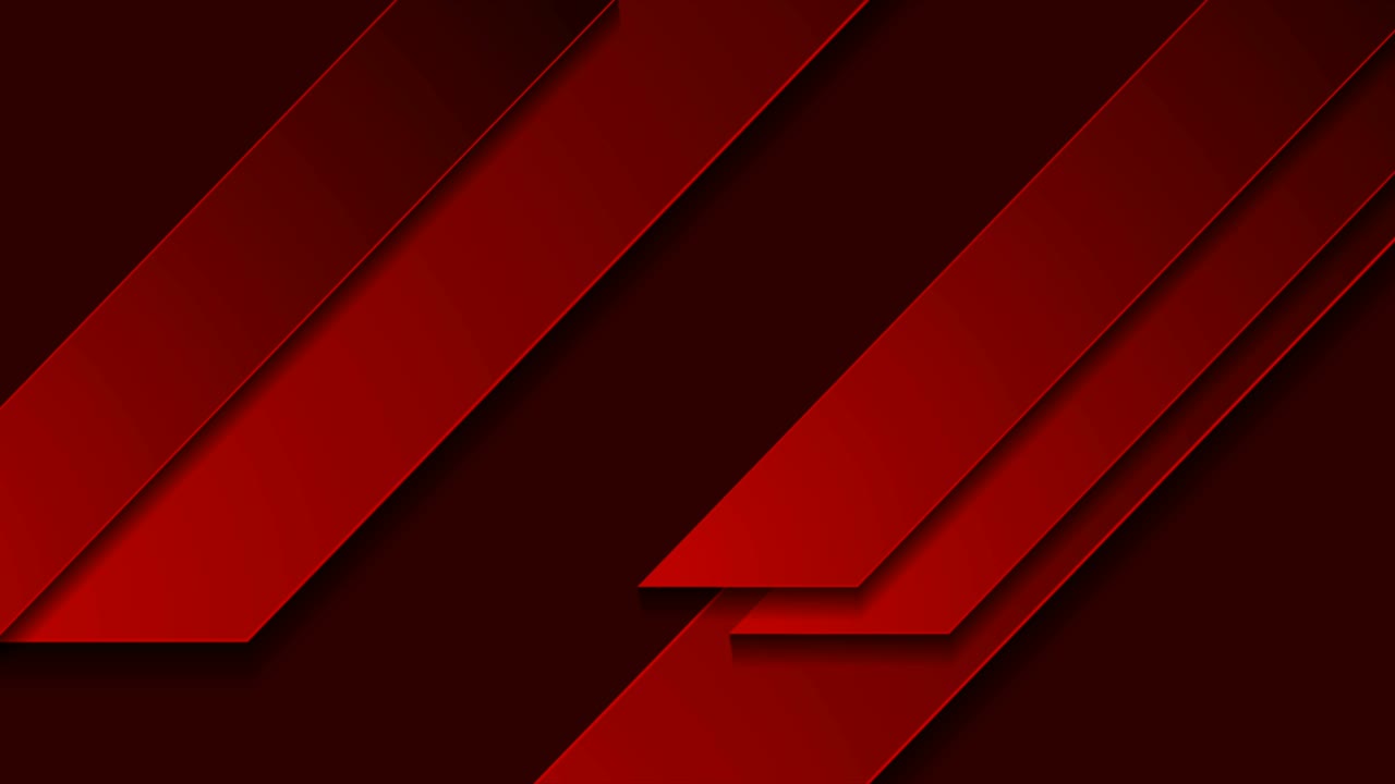 Fondo de movimiento abstracto geométrico de tecnología en rojo oscuro.