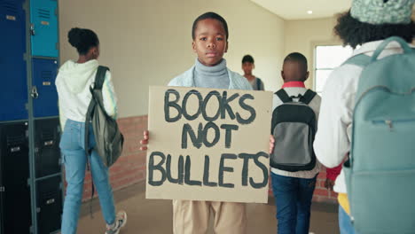 children protesting for education