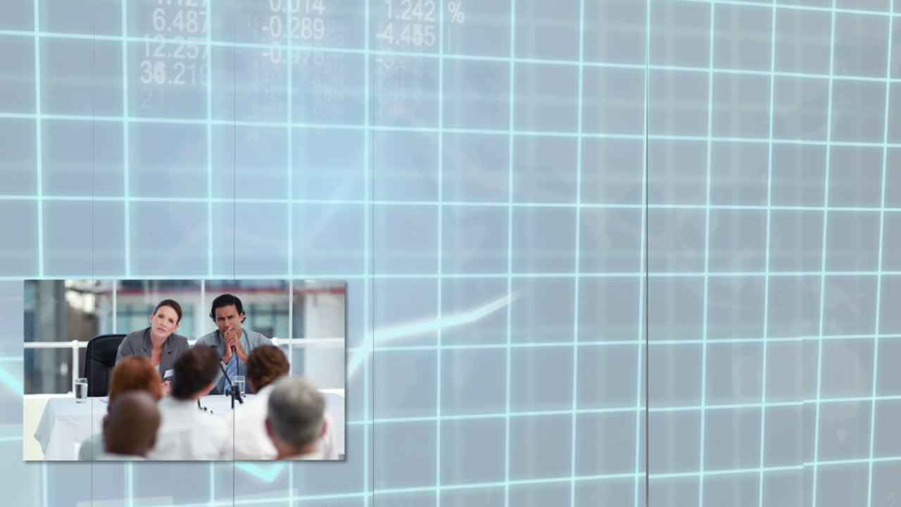 회의 에 참석 하는 사업가 들