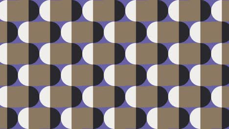 elementos muy dinámicos peri violeta en patrón geométrico. fondo gráfico de movimiento de bucle sin costuras en un diseño plano. patrón animado abstracto con azulejos geométricos