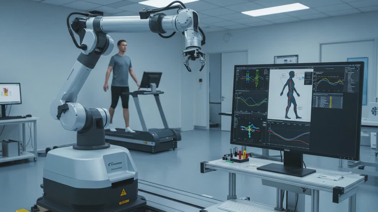 Innovative Robotic Solutions Analyzing Human Motion in a Cutting-Edge Research Laboratory Environment for Enhanced Performance and Rehabilitation