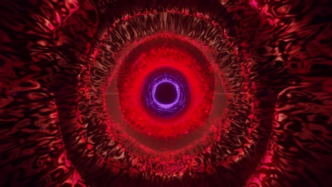 energy tunnel. abstract portal. colorful light way dark red and violet colors.