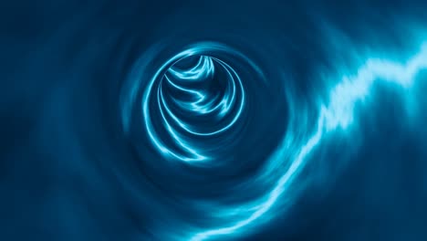 Grünes,-Blaues-Und-Violettes-Energiewurmloch,-In-Einem-Raum-Zeit-Reisetunnel,-Animation