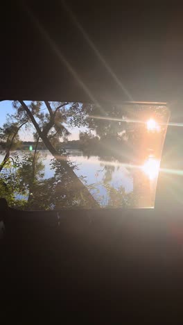 vistas panorámicas desde una ventana de coche