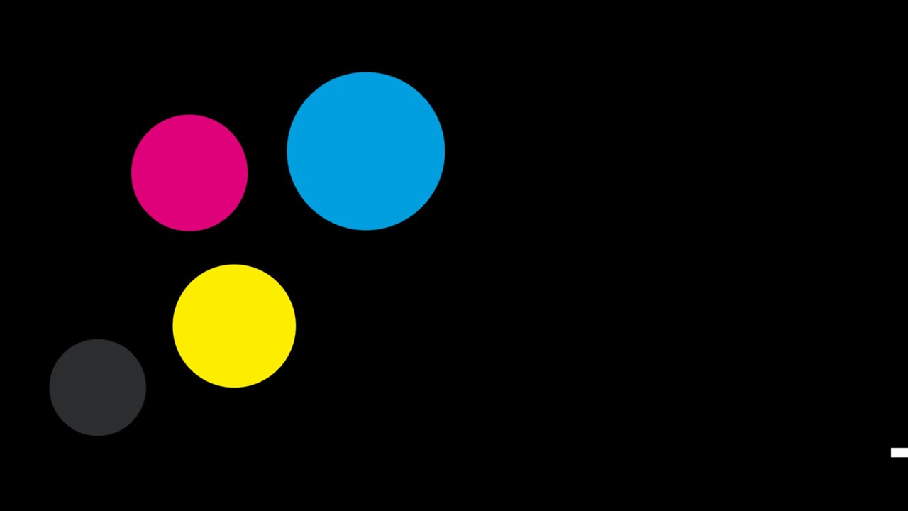 una hoja de papel que fluye dentro de una imprenta. ilustración animada