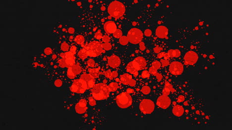 Movimiento-Abstracto-Mancha-Roja-Y-Salpicaduras-De-Colores-De-Fondo-Grunge
