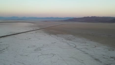 Salzsee-Von-Bonneville,-Utah,-USA