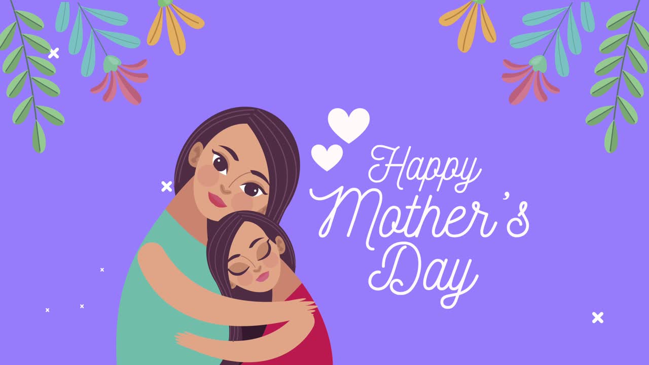 feliz día de la madre letras con la madre y la hija