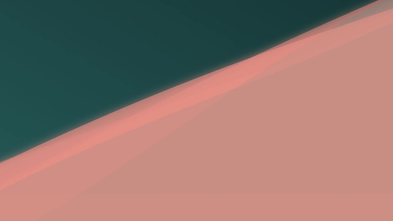Abstract Motion Background with Overlapping Teal and Pink Shapes