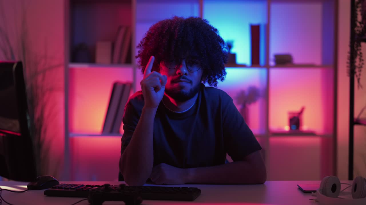 counting gesture hipster man meme expression