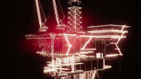 plataforma de petróleo y gas