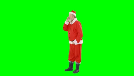 Santa-claus-talking-on-mobile-phone