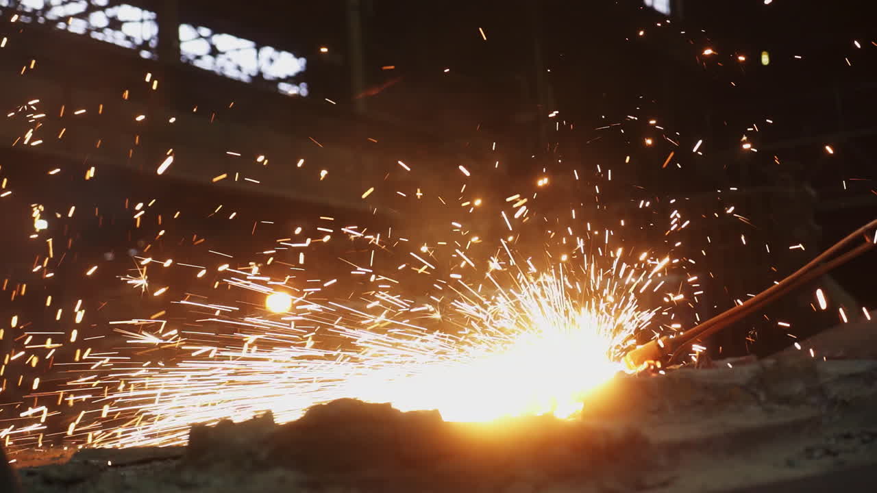 Welding Process in a Factory