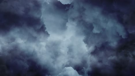 4k-Cumulonimbus-Wolken-Und-Blitzschlag-Am-Himmel