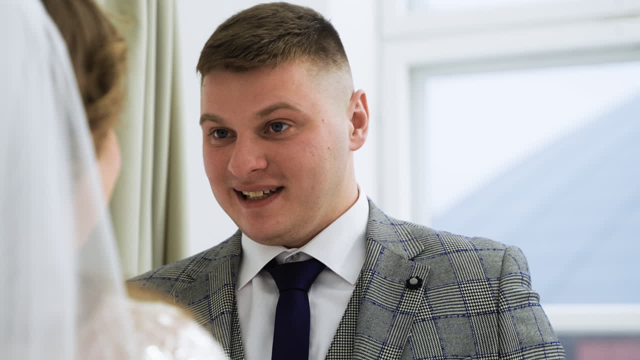 제단 에 있는 부부