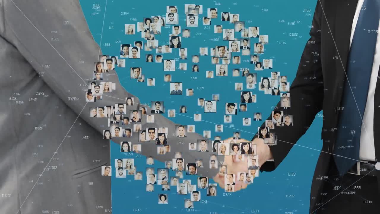 рукопожатие между деловыми людьми