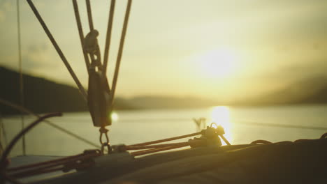 sunset sailing