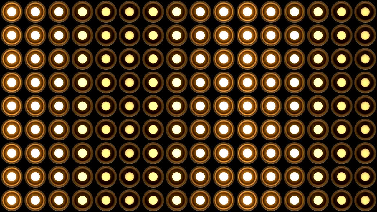 박이는 불빛 벽 둥근 전구 패턴 정적 수직 나무 무대 배경 vj 루프