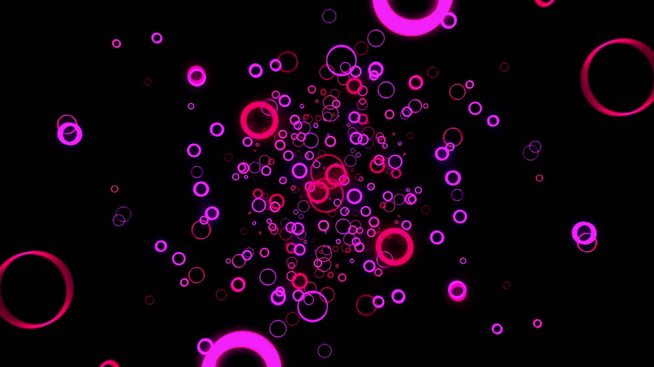 círculos brillantes abstractos