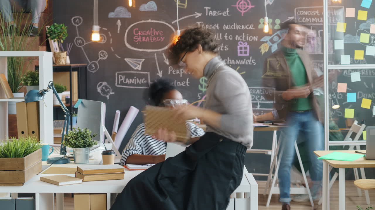 Busy Office Scene