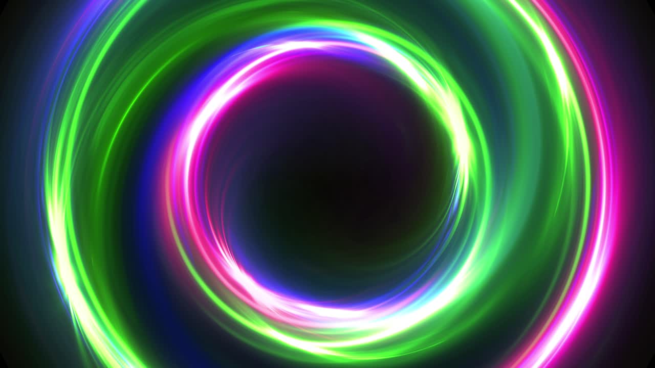 espiral de neón abstracto