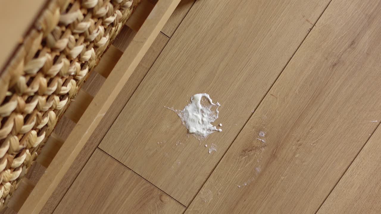 Spill on Wood Floor