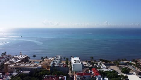 aerial view playa del carmen mexico