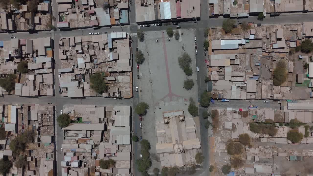 Iquique La Tirana town religious party church plaza de armas north of chile