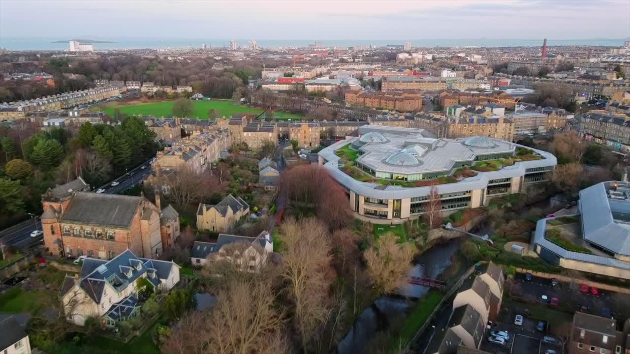 Aerial View of Edinburgh, Scotland