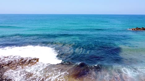 waves in cyprus at venus beach