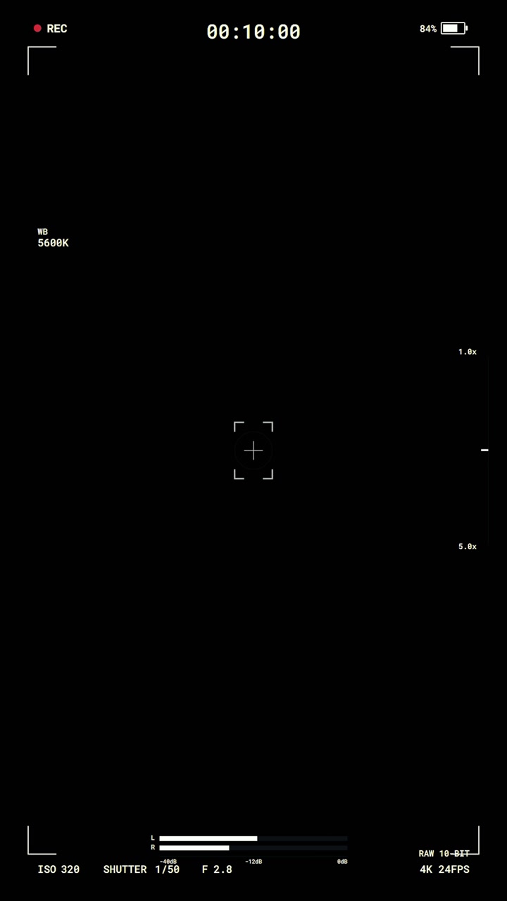 Digital Camera Viewfinder Interface Overlay