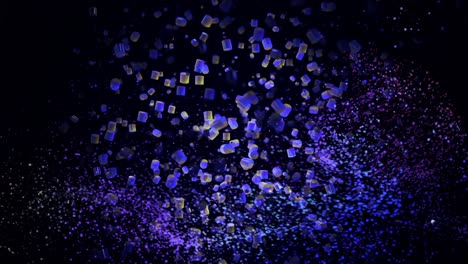 formas geométricas 3d abstractas con colores brillantes
