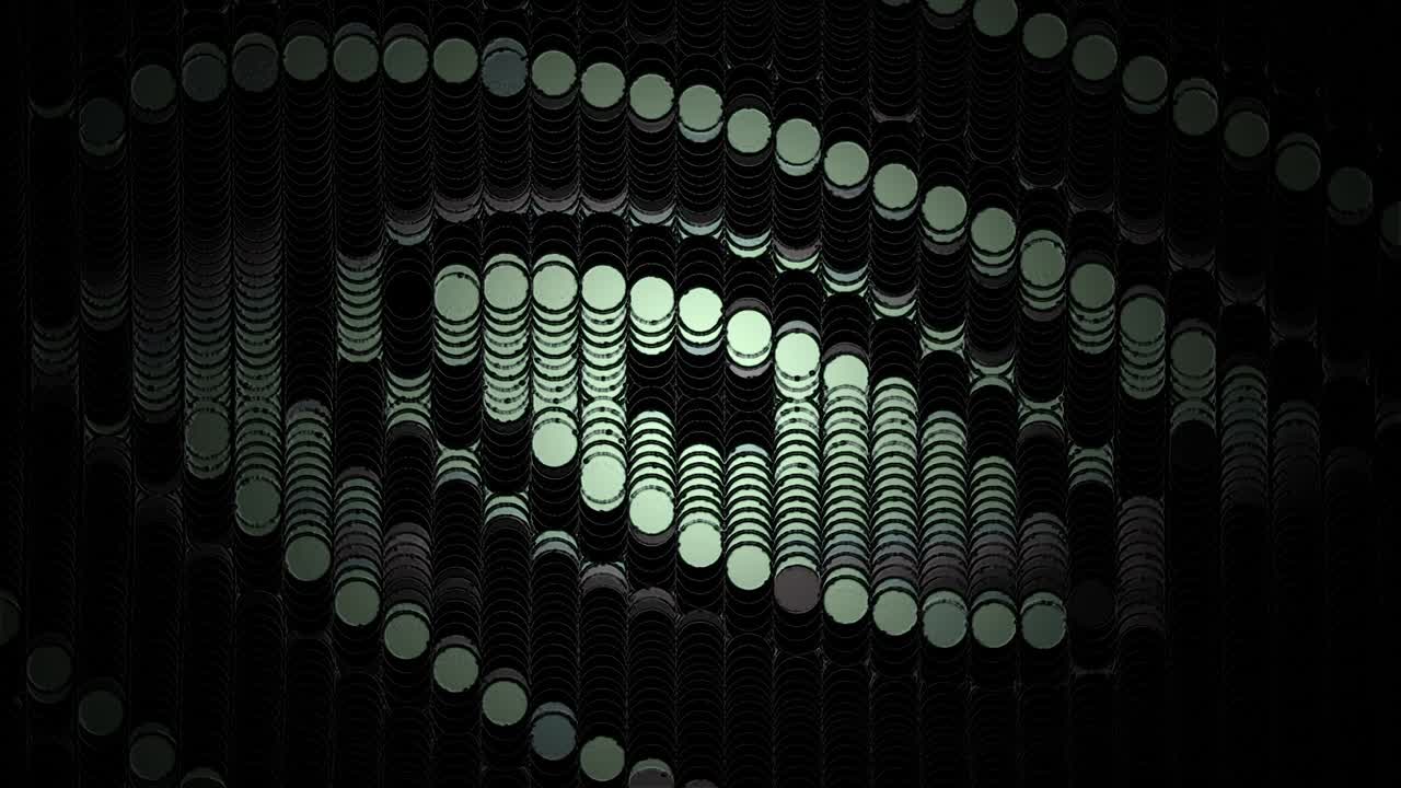 fondo abstracto pared de círculos