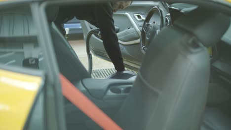 professional car detailing – washing, ceramic coating, and interior cleaning