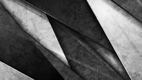black and white grunge abstract tech corporate video animation