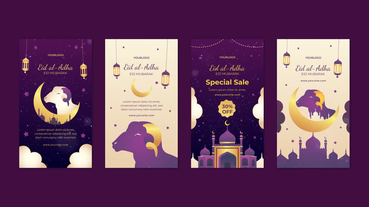 Sfondi per l'Eid al-Adha Mubarak
