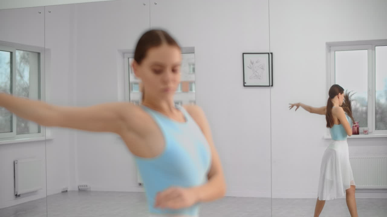 Ballet Practice in Studio