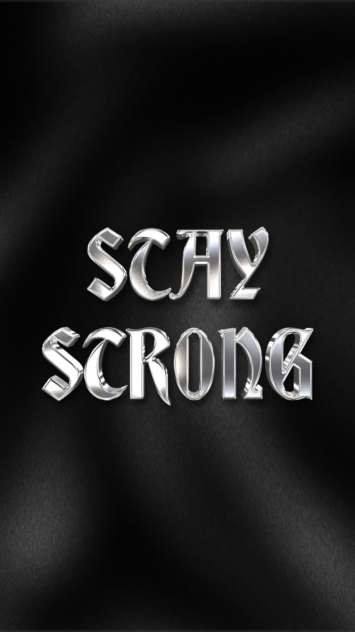 Stay Strong - Motivational Graphic Design