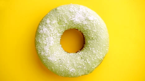 doughnut glazed close-up.