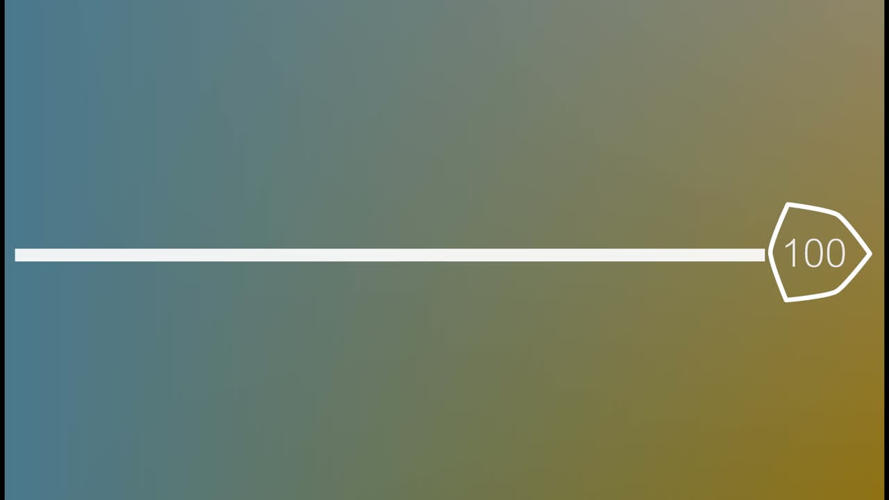 녹색과 노란색 배경 위에 계산과 선의 애니메이션