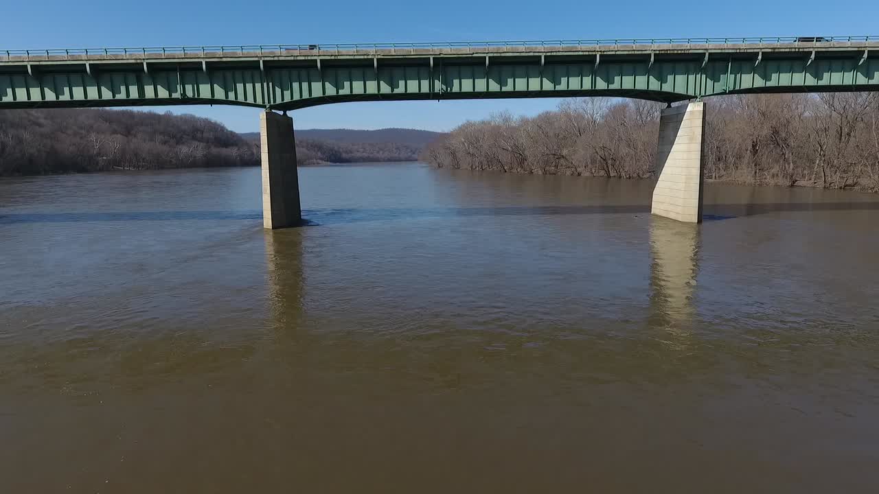 Scenic River View with Bridge