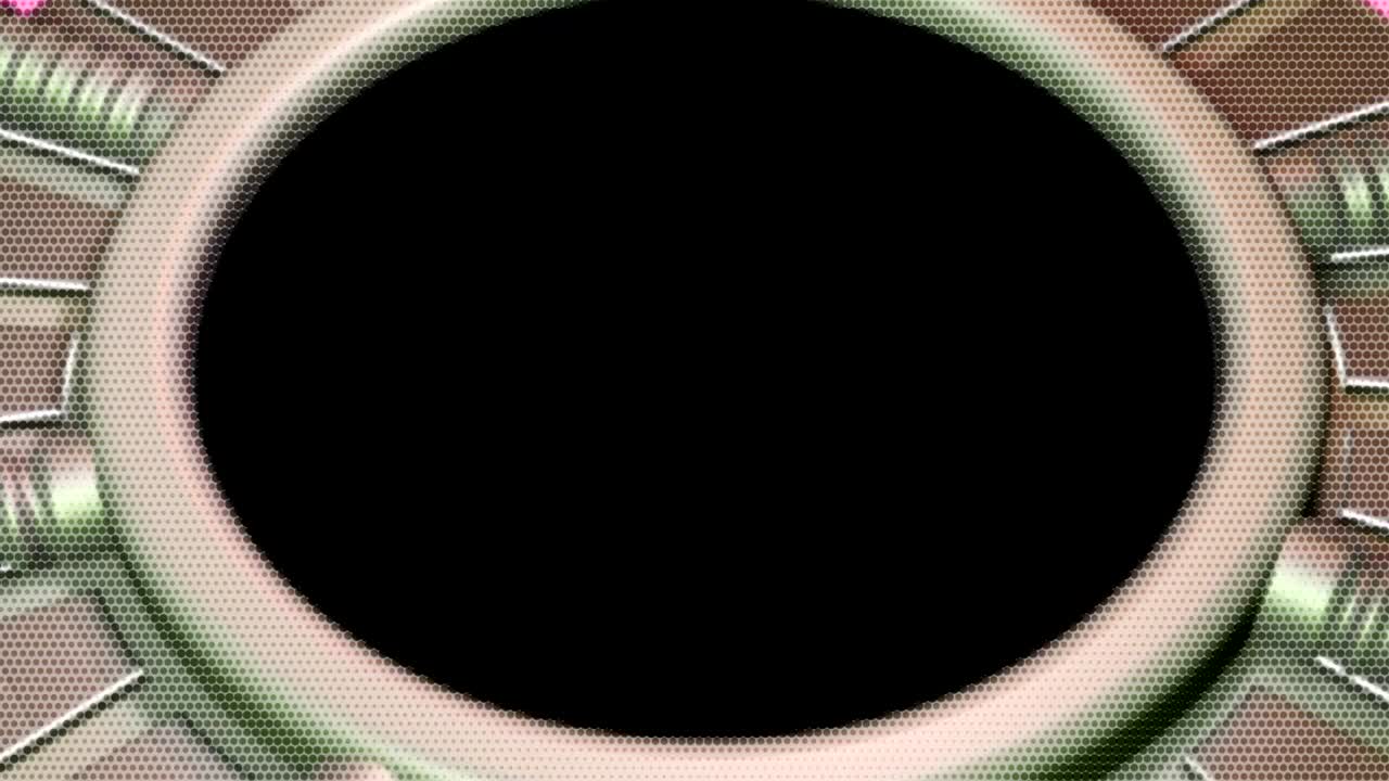 미래의 제조 기계에서 자동 산업 기계적 움직임을 보여주는 애니메이션 움직임 배경