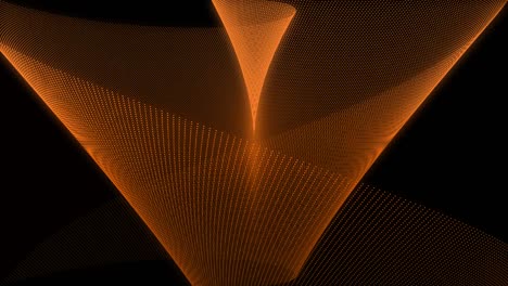 orange color dot shape pattern animation motion graphics