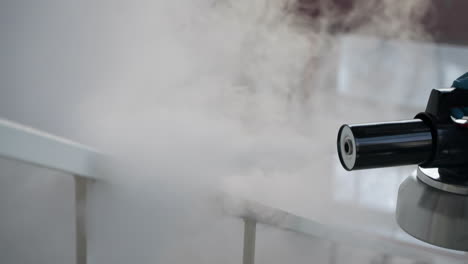 fogging or fumigation disinfection procedure