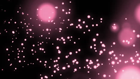 esta animación digital muestra un estandarte de texto púrpura leyendo el mes de pasatiempo contra un fondo negro