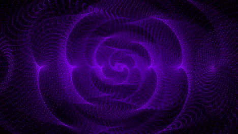 patrón de forma de punto de color púrpura animación gráficos de movimiento