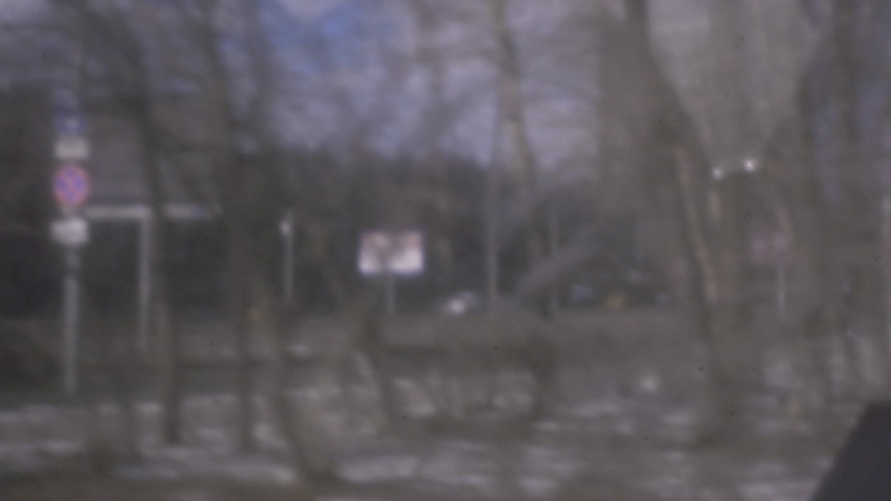 1983년 모스크바에서 버스를 타고 여행하다.